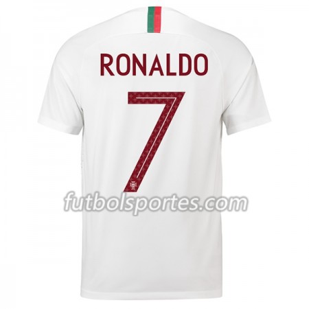 Camisetas Portugal Ronaldo 7 Segunda Equipacion Mundial 2018